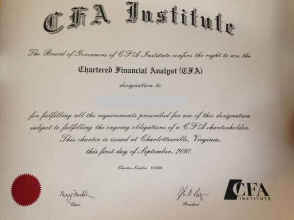 BUY CFA CERTIFICATE - Image 2