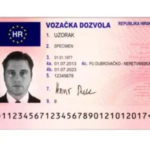 BUY CROATIAN DRIVER'S LICENSE