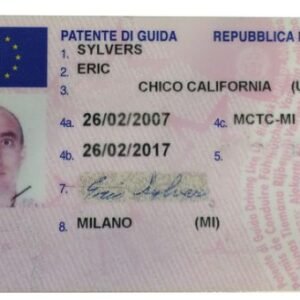 BUY ITALIAN DRIVER'S LICENSE